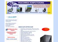 Strona internetowa z \"pelg\" Pracownia Komputerowa