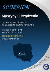 SCORPION - Producent maszyn i linii produkcyjnych do przetwórstwa ziół, przypraw, herbat itp.