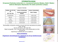 Wadas Rafał, Jałowiecka-Wadas Lucyna. Gabinet Stomatologiczny