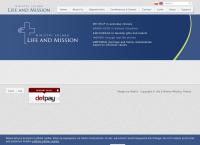Strona internetowa z Życie i Misja. Chrześcijańska Fundacja