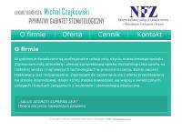 Czajkowski Michał, Lek. Stomatolog. Prywatny Gabinet