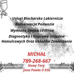 Michał. Blacharstwo i lakiernictwo samochodowe
