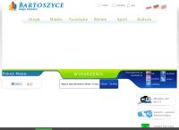Strona internetowa z Urząd Miasta Bartoszyce