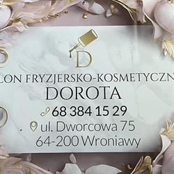 Dorota. Zakład kosmetyczno - fryzjerski. Knobel D.