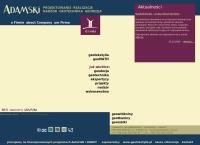 Adamski. Projektowanie, realizacje, nadzór