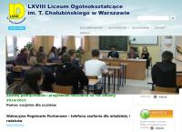 Liceum Ogólnokształcące Nr Lxviii Im. T. Chałubińskiego