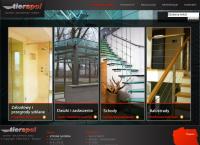 Strona internetowa z Tierspol. Schody, balustrady, poręcze