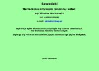 Hrechorowicz Mirosław, Mgr Jęz. Szwedzkiego. Tłumacz Przysięgły