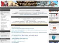 Strona internetowa z Szkoła Podstawowa