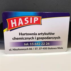 Hasip.Opakowania jednorazowe,chemia,artykuły papiernicze