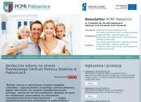 Strona internetowa z Powiatowe Centrum Pomocy Rodzinie