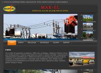 Strona internetowa z Mar-El. Instalacje Elektryczne