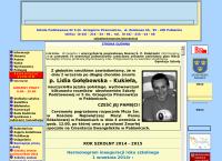 Strona internetowa z Szkoła Podstawowa nr 5 im. G. Piramowicza