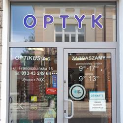 Optikus Sc. Zakład Optyczny. Art. Fotograficzne