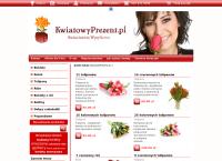 Strona internetowa z Konstancińska. Kwiaciarnia