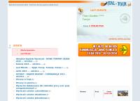 Strona internetowa z Ital-Tour Biuro Turystyczne
