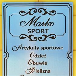 Marko-Sport. Sklep Wielobranżowy. Tomaszewski m.