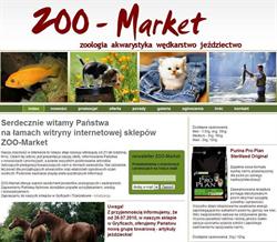 Zoo Market. Sklep Zoologiczno - Wędkarski. Dobrowolski J.