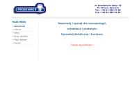 Strona internetowa z Prodenmed. Sklep i Hurtownia Stomatologiczno - Farmaceutyczna