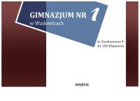 Gimnazjum nr 1 im. M. Skłodowskiej-Curie