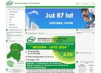 Strona internetowa z Bank Spółdzielczy
