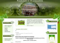 Strona internetowa z Przedszkole nr 15