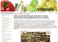 Vitanalis. Sklep zielarsko - medyczny. Krzyżowska M.