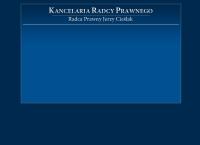 Cieślak Jerzy, radca prawny. Kancelaria