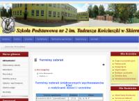 Strona internetowa z Szkoła Podstawowa Nr 2