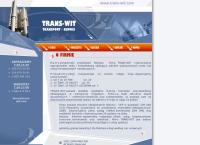 Strona internetowa z Trans- Wit