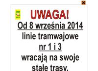 Strona internetowa z Zarząd Komunikacji Miejskiej Sp. z o.o.
