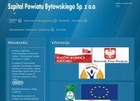Strona internetowa z Zakład Opiekuńczo - Leczniczy Szpitala Powiatu Bytowskiego