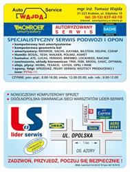 Auto Service Wajda. Amortyzatory, tłumiki, podwozia