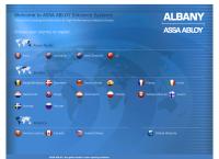 Strona internetowa z Albany Door Systems. Sp. Z O.o.
