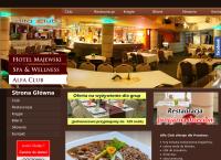 Strona internetowa z Alfa Club. Majewski J.