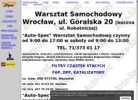 Auto-Spec. Mechanika Pojazdowa, Diagnostyka Silników, Wymiana Opon