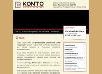 Strona internetowa z Biuro Rachunkowe \"konto\" S.c. Kielmaszek, Piecha m.
