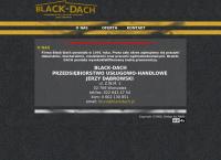 Strona internetowa z Black-Dach. Dąbrowski J.