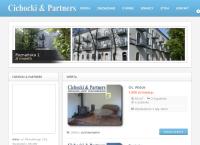 Strona internetowa z Cichocki & Partners