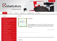 Strona internetowa z Cyberkultura. Ksero, Druk, Reklama, Pieczątki, Oprawy