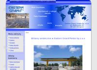 Strona internetowa z Eastern Granit Polska. Sp. Z O.o. Sprzedaż Bloków Granitowych