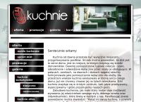 Strona internetowa z Em Kuchnie. Studio Mebli Kuchennych
