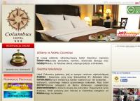 Strona internetowa z Columbus
