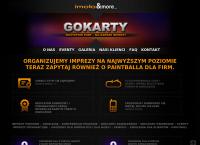 Strona internetowa z Imola & More. Gokarty, Paintball, Golf