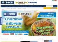 Strona internetowa z Impuls. Fhu
