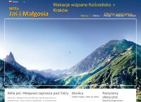Strona internetowa z Jaś i Małgosia. Willa. Buda A.