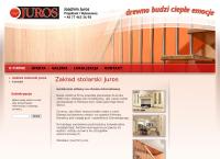 Strona internetowa z Juros Joachim. Usługi Stolarskie