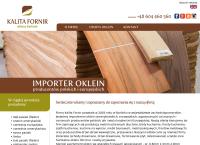 Strona internetowa z Fornir