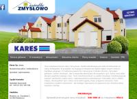 Strona internetowa z Firma Kares - Zmysłowo Osiedle Mieszkaniowe