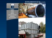 Strona internetowa z Kotłomontaż. Remonty i Modernizacja Kotłów